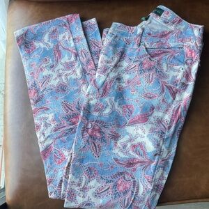 Vintage Ralph Lauren printed jeans size 2